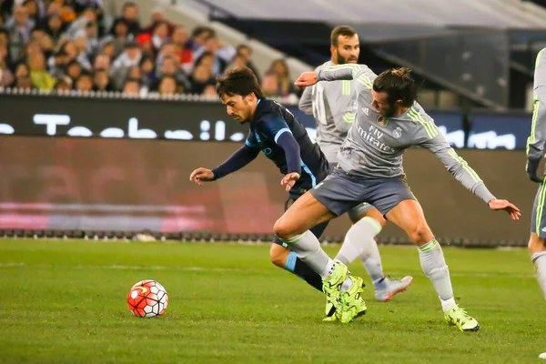 Manchester City vs Real Madryt w meczu 3 z 2015 International Champions Cup Australia — Zdjęcie stockowe