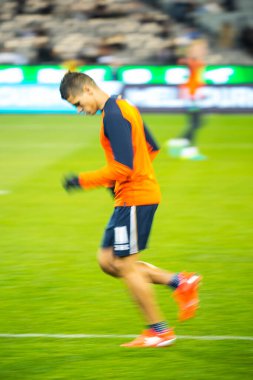 Melbourne Avustralya 'da MCG' de futbol