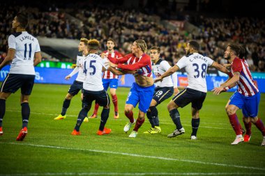 Melbourne Avustralya 'da MCG' de futbol