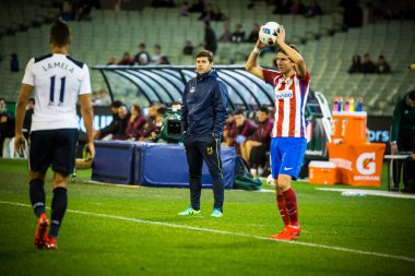 Melbourne Avustralya 'da MCG' de futbol