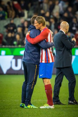 Melbourne Avustralya 'da MCG' de futbol