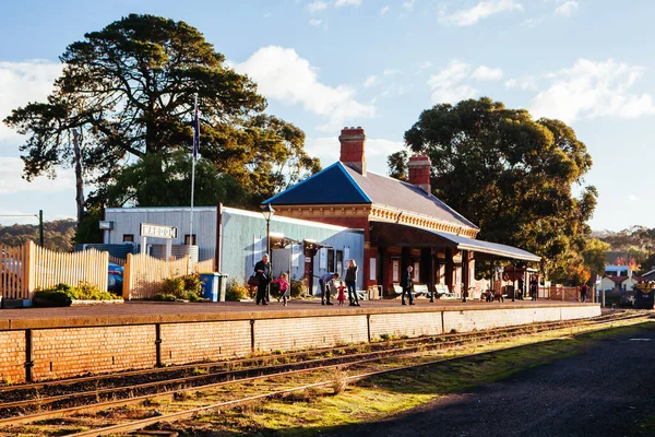 Heritage Steam Tåg i Maldon Australien — Stockfoto