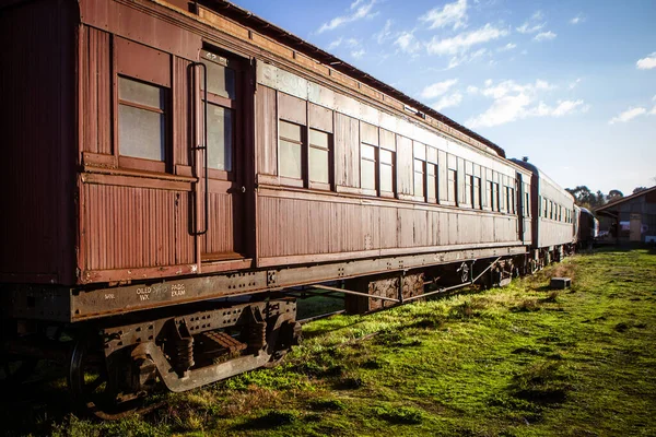 Tren de vapor Heritage en Maldon Australia — Foto de Stock