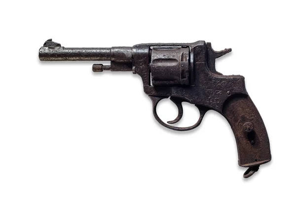 Old revolver 1939 year. — Stock Photo, Image