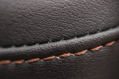 Deri malzeme modern araba. 