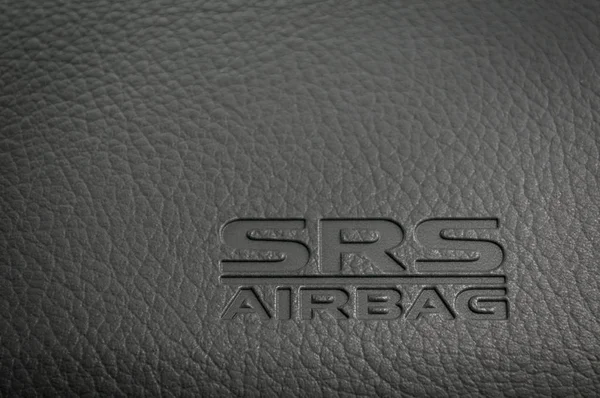 Símbolo do airbag no painel do carro . — Fotografia de Stock