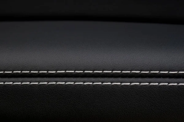 Car leather. Interior detail. — Stock Photo, Image
