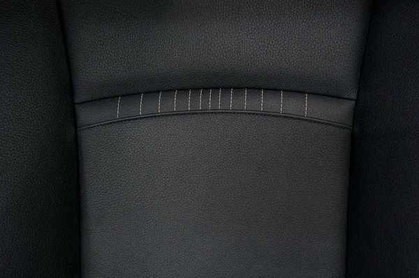 Part of leather car seat. — Stock Photo, Image