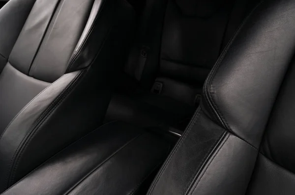 Leather car seats background. — Stock Photo, Image