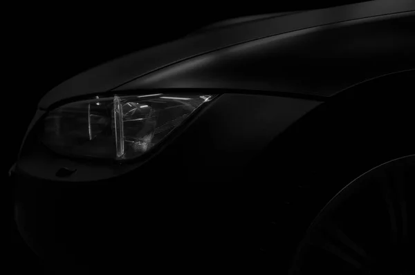 Car headlights close up. — Stock Photo, Image