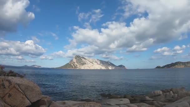 Imagens Impressionantes Timelapse Das Nuvens Brancas Que Movem Céu Azul — Vídeo de Stock