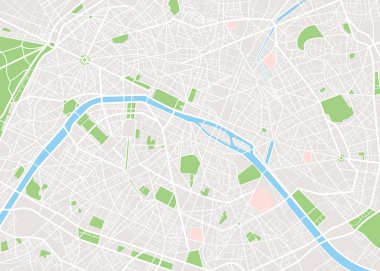 Paris şehir haritası