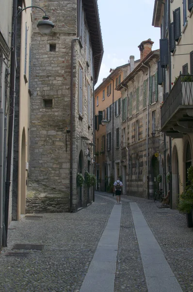 Ciudad de Como vista de la calle — Foto de Stock