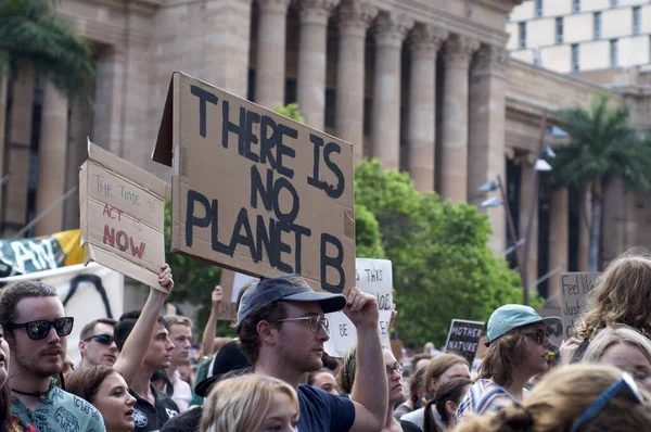 Avustralya 'da Scott Morrison karşıtı protesto — Stok fotoğraf