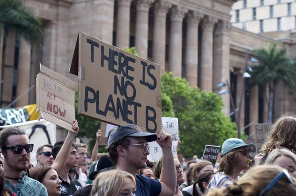 Anti Scott Morrison protest in Australië — Stockfoto