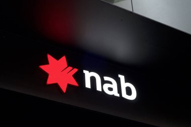 Aydınlatılmış Nab (Ulusal Avustralya Bankası) logosu