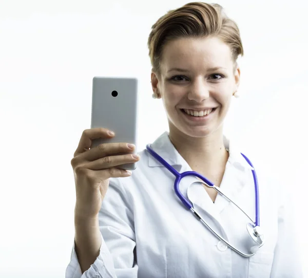 Ваш врач может помочь вам онлайн — стоковое фото