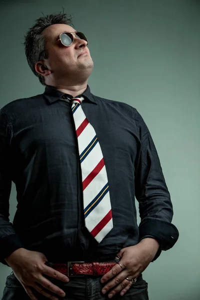 Self-important man feeling ready to command — Stock Photo, Image