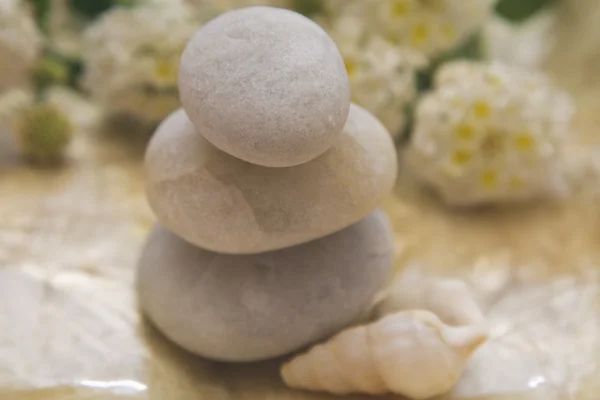 Concepto de spa, piedras zen —  Fotos de Stock