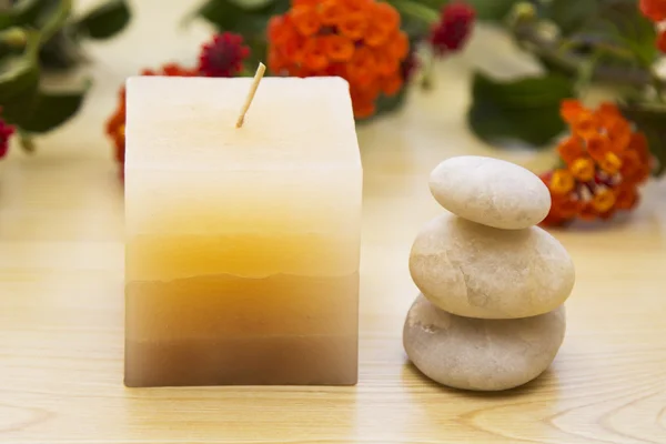 Concetto di spa, pietre zen — Foto Stock