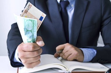 iş adamı kapma para eller