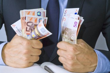 iş adamı kapma para eller