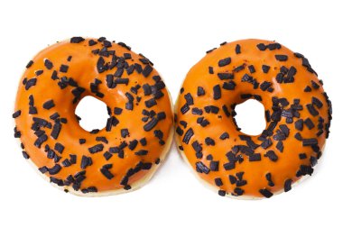  çikolata ile lezzetli turuncu çörek