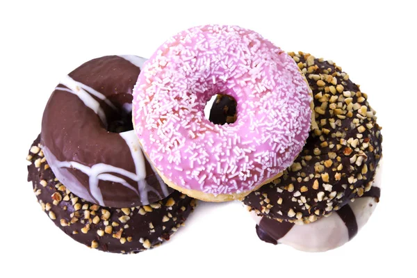 Smakelijk assortiment van donuts — Stockfoto