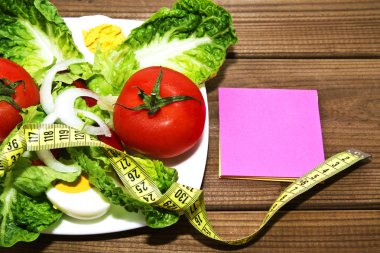 Salata, mezura ve karalama defteri