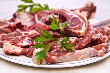 Kuzu pirzolası tabak