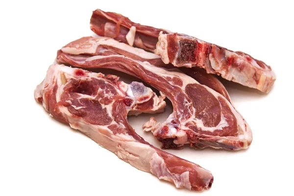 Isolated  tasty lamb chops — Stock Photo, Image