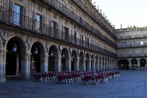 Plaza Mayor, Salamanca, Spanyolország — Stock Fotó