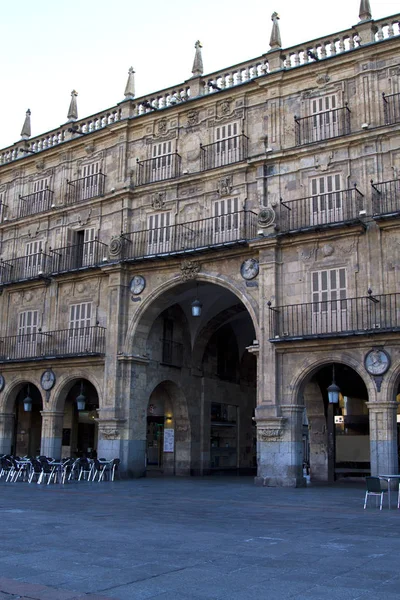 Plaza bürgermeister von salamanca, spanien — Stockfoto