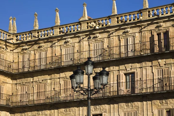 Plaza burgemeester van salamanca, Spanje — Stockfoto