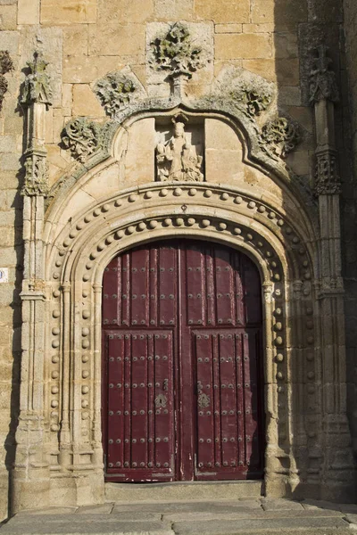 Kerk deur, salamanca, Spanje — Stockfoto