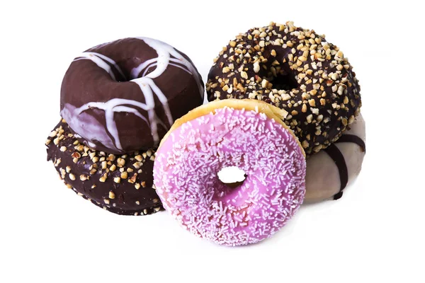 Çörekler beyaza izole edilmiş