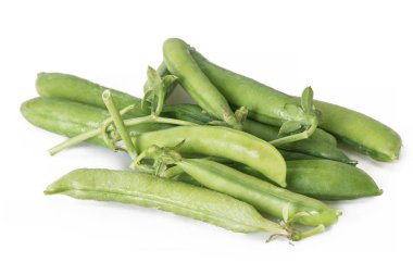 Bezelyeler beyazda izole