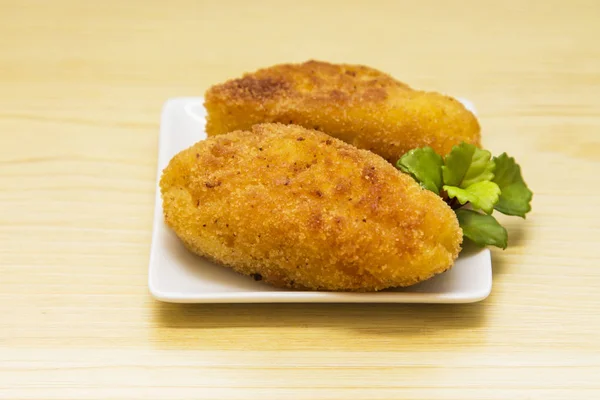Croquettes filled with mea — Stock Photo, Image