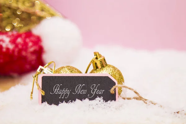 Kartu ucapan selamat tahun baru — Stok Foto
