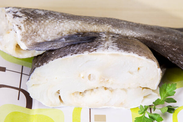 блюдо из трески с петрушкой
