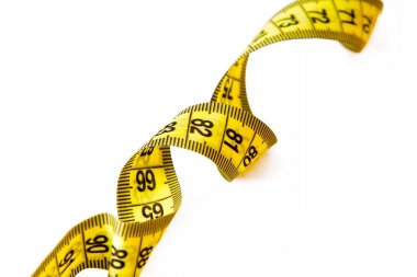 beyaz izole renkli metrik teyp