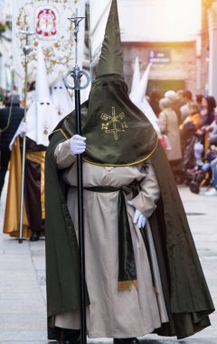 Semana Noel Baba (Kutsal Hafta) kutlamaları, Malaga, Endülüs, İspanya, Avrupa