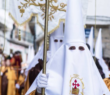 Semana Noel Baba (Kutsal Hafta) kutlamaları, Malaga, Endülüs, İspanya, Avrupa