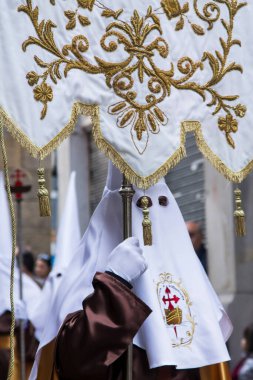 Semana Noel Baba (Kutsal Hafta) kutlamaları, Malaga, Endülüs, İspanya, Avrupa