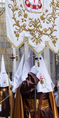 Semana Noel Baba (Kutsal Hafta) kutlamaları, Malaga, Endülüs, İspanya, Avrupa