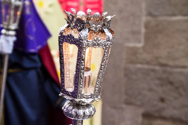 Semana Santa Málaga Andaluzia Espanha Europa — Fotografia de Stock