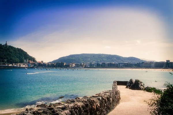 Panoramic View San Sebastian Basque Country Spain — Stock Photo, Image