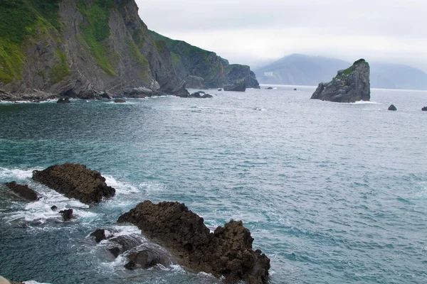 Islet Gaztelugatxe País Basco Espanha — Fotografia de Stock