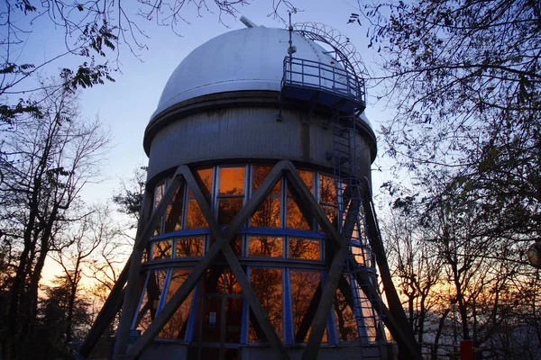 Pino Torinese, Piedmont, Italy -11/19/2010- The  ancient astronomical observatory founded in 1759. — 图库照片