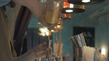 kokteyl içki yapım barmen